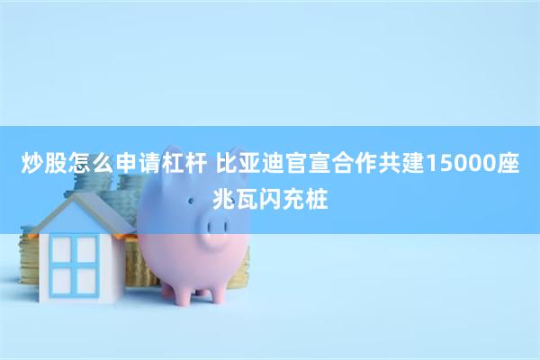 炒股怎么申请杠杆 比亚迪官宣合作共建15000座兆瓦闪充桩